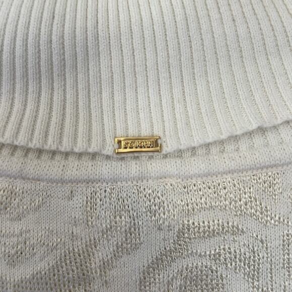 St John Short sleeved knit turtleneck sweater. Size S - Picture 4 of 8